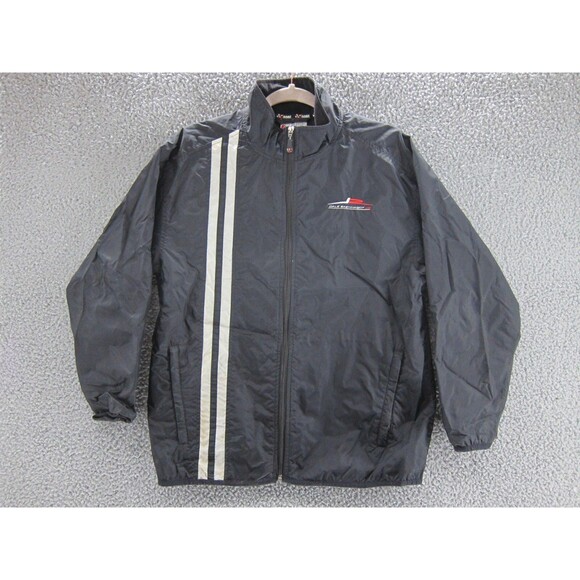 Dale Earnhardt Jr Jacket Mens Large Nascar #8 Windbreaker Chase Authentics Black - Picture 1 of 7